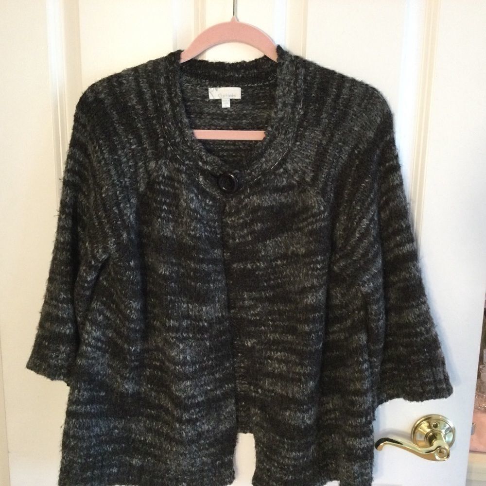 Currants Brand Women’s XL Black & Grey Sweater
